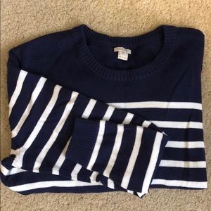 Nautical stripe JCrew Sweater